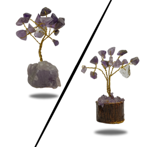 Atman - Amethyst Semi-Precious Stone Mini Tree for Emotional Balance