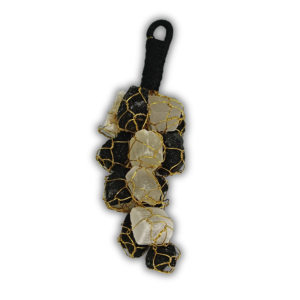 Atman - Black Tourmaline & Selenite Combo Crystal Hanging for Protection & Clarity