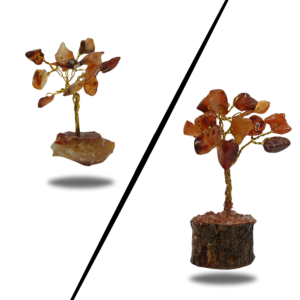 Atman - Carnelian Semi-Precious Stone Mini Tree to Boost Creativity