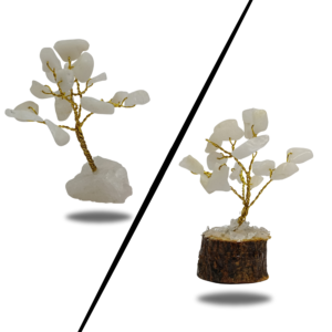 Atman - Moonstone Semi-Precious Stone Mini Tree for Inner Peace
