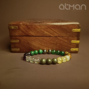 Atman - 8 Crystal Money Magnet Bracelet