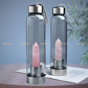 Atman - Rose Quartz Crystal Water Bottle