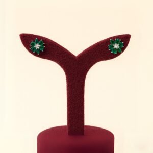 Silver Cross Studs