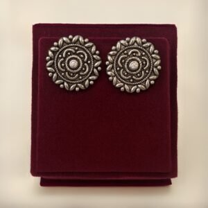 Mini Bold Silver Studs